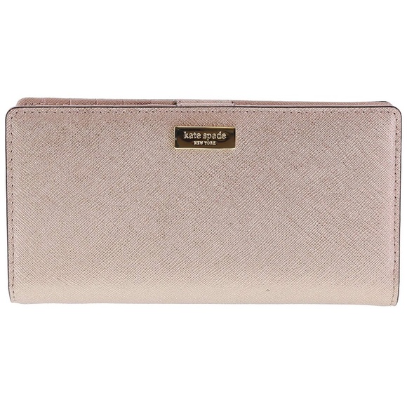 kate spade Handbags - Kate Spade Rosegold Wellesley Printed Stacy